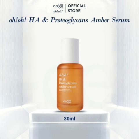 oh!oh! HA & Proteoglycans Amber Serum - Tinh Chất Dưỡng Ẩm, Phục Hồi & Trẻ Hóa Da