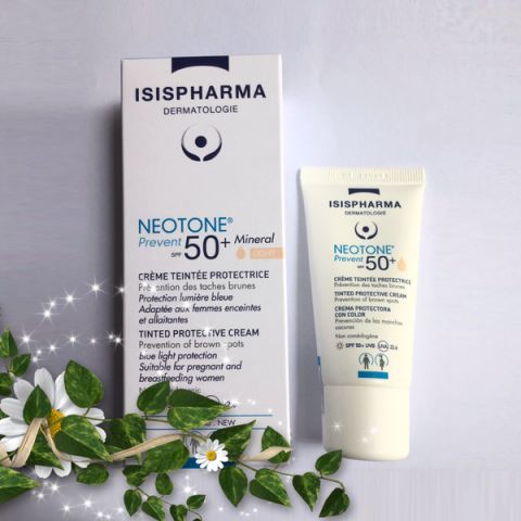 Isis Pharma Neotone Prevent Spf 50+ (Kem chống nắng che phủ khuyết điểm)