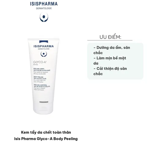 IsisPharma GLYCO-A BODY (Kem tẩy tế bào chết toàn thân, dưỡng da, dưỡng ẩm)