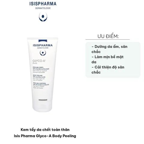 IsisPharma GLYCO-A BODY (Kem tẩy tế bào chết toàn thân, dưỡng da, dưỡng ẩm)