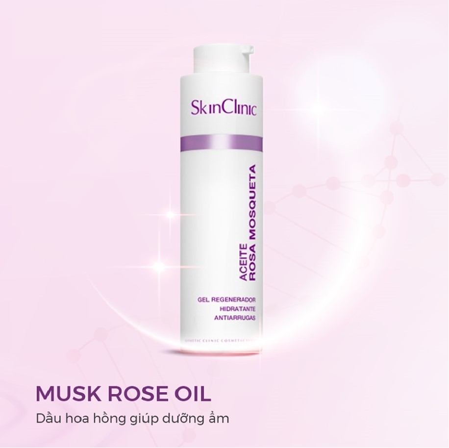 Skin clinic Musk Rose Oil - Dầu Hoa Hồng Giúp Dưỡng Ẩm, Cải Thiện Độ Đàn Hồi