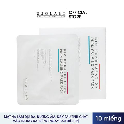 Mặt Nạ Tái Tạo Da Usolab Bio Renaturation PDRN Calming Mask Pack