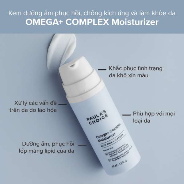 Kem Dưỡng Ẩm Phục Hồi, Chống Kích Ứng Và Làm Khỏe Da Paula's Choice Omega+ Complex Moisturizer