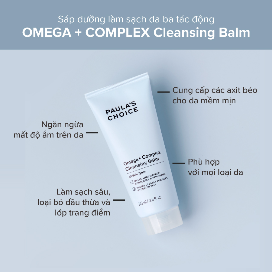 Sáp Làm Sạch Ba Tác Động Paula's Choice Omega+ Complex Cleansing Balm