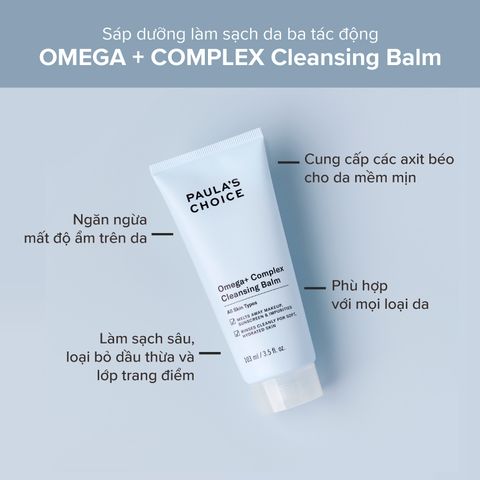 Sáp Làm Sạch Ba Tác Động Paula's Choice Omega+ Complex Cleansing Balm