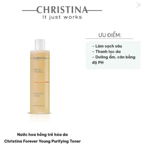 Nước Cân Bằng Da Toner Christina Forever Young Purifying