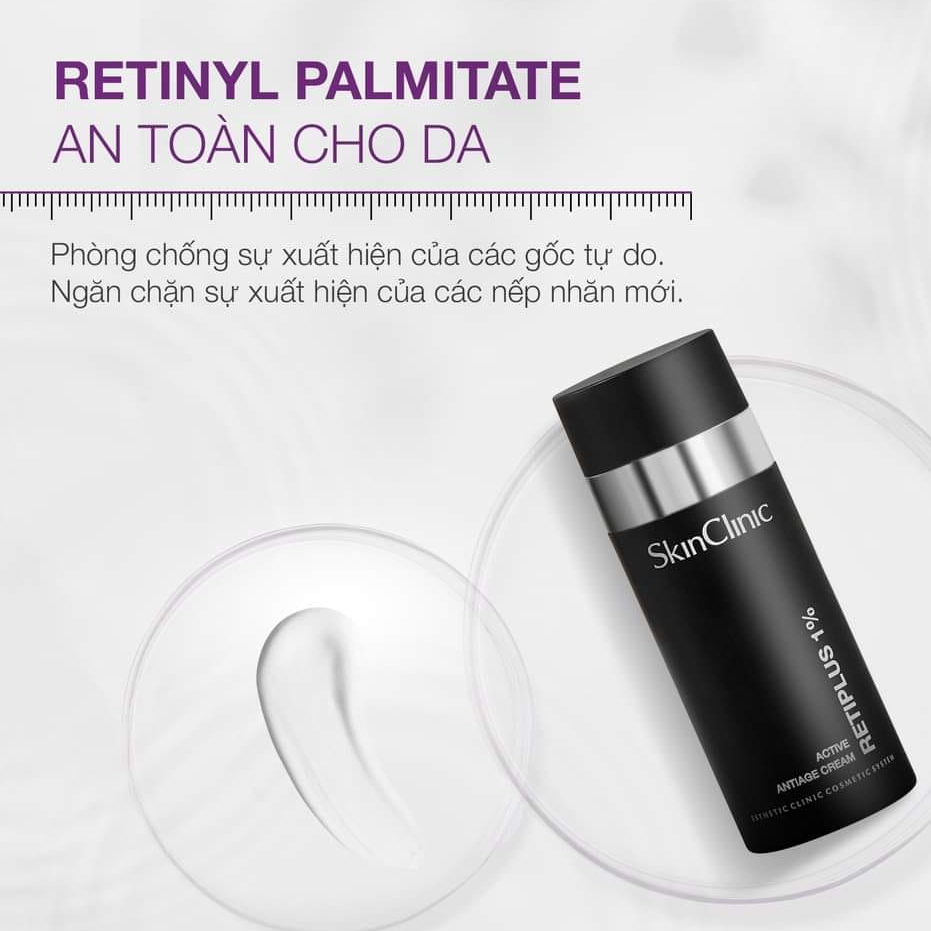 Skin clinic Retiplus 1% - Kem Dưỡng Chống Lão Hóa Chuyên Sâu