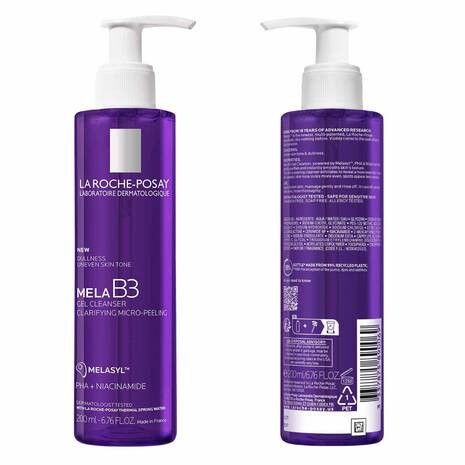 Sữa rửa mặt mờ thâm sáng da La Roche-Posay Mela B3 Clarifying Micro-Peeling Gel 200ml