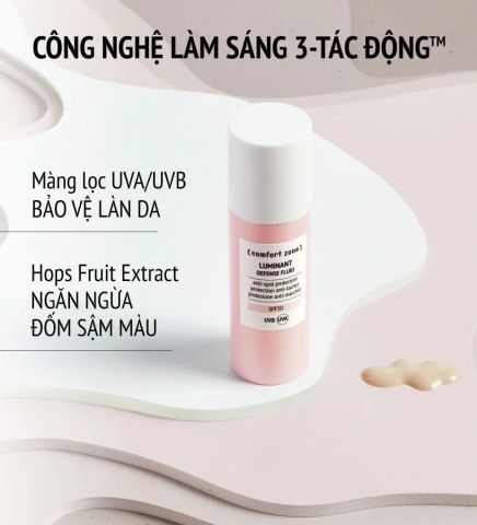 LUMINANT DEFENSE FLUID SPF50 - Sữa dưỡng chống nắng SPF50 bảo vệ da, ngừa đốm sạm màu