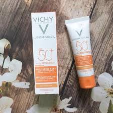 Kem chống nắng Vichy Capital Soleil Anti dark spot 3 in 1 SPF50+ ngăn ngừa sạm, nám, thâm da