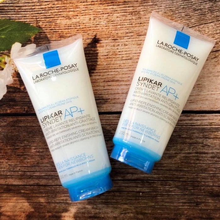 Sữa Rửa Mặt Và Tắm Cho Da Khô Ngứa La Roche-Posay Lipikar Syndet AP+ Lipid-Replenishing Cream Wash Anti-Irritation Anti-Scratching