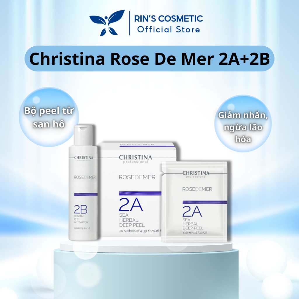 Tẩy Da Chết Dạng Gel Thảo Dược Biển Sâu Giúp Tái Tạo Và Làm Sáng Da Peel Christina 2A Sea Herbal Deep