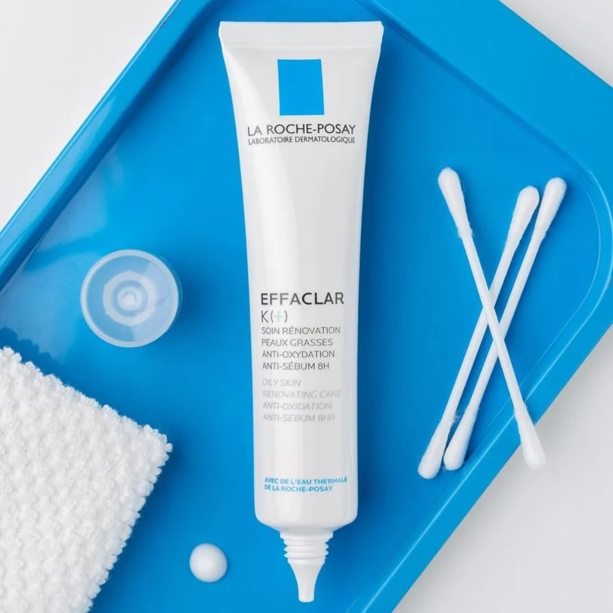 Kem giảm mụn đầu đen La Roche-Posay Effaclar K+Oily Skin Renovating Care Anti-Oxidant Anti-Sebum 8HR