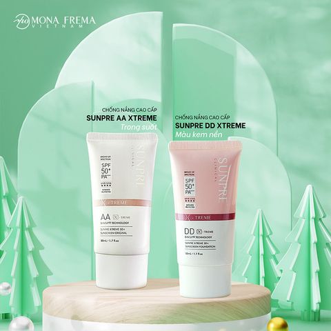 Kem Chống Nắng Monafrema SUNPRE DD X-Treme 50+ Sunscreen Foundation 50ML