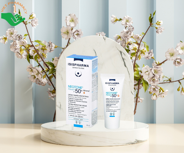 Isis Pharma Neotone Prevent Spf 50+ (Kem chống nắng che phủ khuyết điểm)