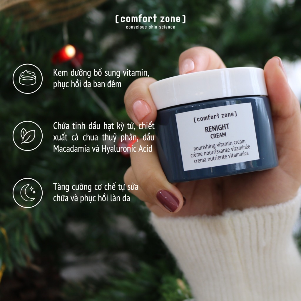RENIGHT CREAM - Kem dưỡng ẩm sâu, giàu vitamin, phục hồi da ban đêm