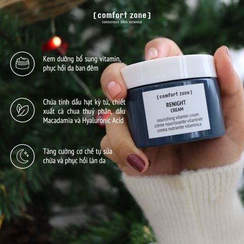 RENIGHT CREAM - Kem dưỡng ẩm sâu, giàu vitamin, phục hồi da ban đêm