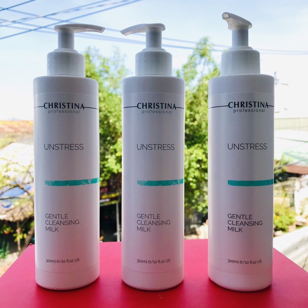 Sữa Rửa Mặt Dạng Sữa Dịu Nhẹ, Làm Sạch Da Và Dưỡng Ẩm Christina Unstress Gentle Cleansing Milk