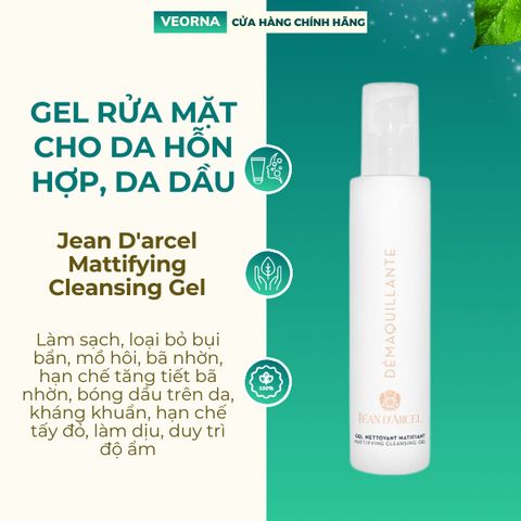 J225 - Mattifying Cleansing Gel 500ml – Gel rửa mặt cho da hỗn hợp, tăng tiết dầu
