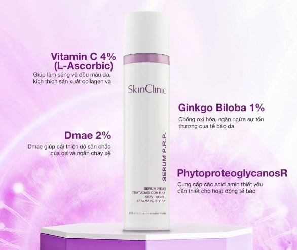 Skin clinic Serum P.R.P - Serum Dưỡng Sáng, Trẻ Hóa Toàn Diện