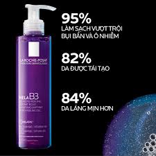 Sữa rửa mặt La Roche-Posay Mela B3 Gel Micro-Peeling Clarifying mờ thâm nám, dưỡng da sáng và đều màu