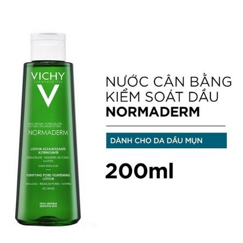 Nước Cân Bằng Kiểm Soát Dầu Vichy Normaderm Purifying Pore - Tightening Lotion