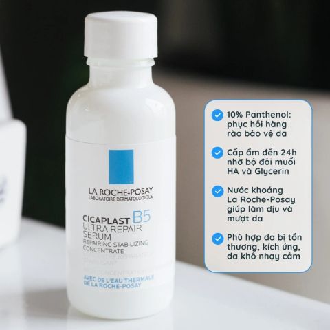 Serum phục hồi, dưỡng ẩm da Laroche Posay Cicaplast B5 Ultra Repair Serum