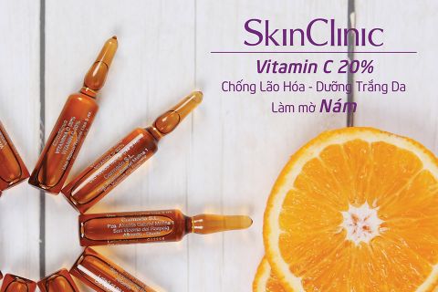 Skin clinic Vitamin C 20% - Tinh Chất Làm Chậm Quá Trình Lão Hóa, Làm Sáng Da