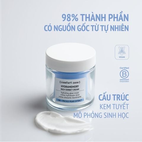 HYDRAMEMORY RICH SORBET CREAM - Kem dưỡng ẩm căng bóng