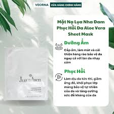J166 - Aloe Vera Sheet Mask - Mặt nạ lụa Lô hội làm dịu da, giảm kích ứng