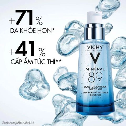 Tinh Chất Khoáng Cô Đặc Vichy Phục Hồi Chuyên Sâu Mineral 89 Skin Fortifying Daily Booster