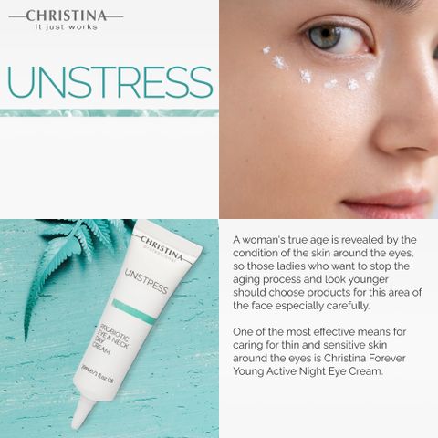 Kem Dưỡng Mắt Và Cổ Christina Probiotic Day Cream For Eye And Neck