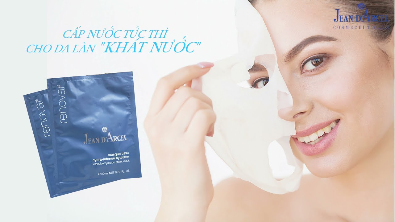 J165 - Intensive Hyaluron Sheet Mask - Mặt nạ lụa Hyaluron cấp ẩm và làm mát da