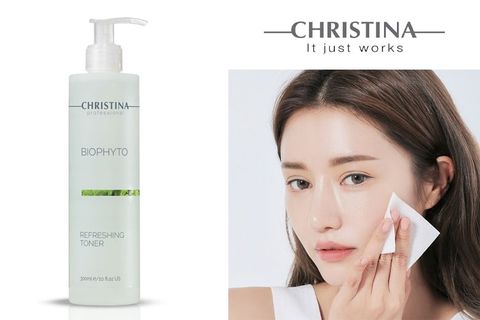 Nước Hoa Hồng Dịu Nhẹ Dành Cho Mọi Loại Da Christina Biophyto Toner Refreshing Christina