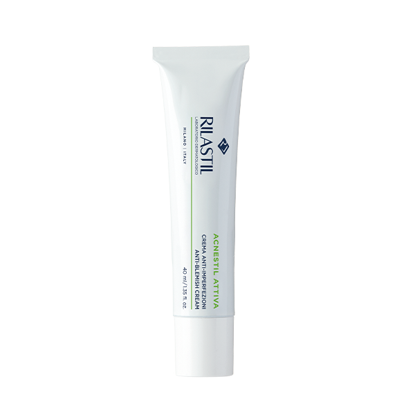 Kem Dưỡng Ẩm, Kiềm Dầu Ngừa Mụn Dành Cho Da Mụn Rilastil Acnestil Attiva Cream 40Ml