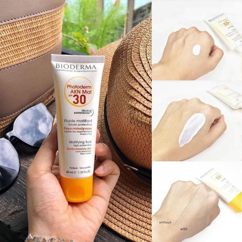 Bioderma Photoderm AKN Mat SPF 30 – Kem Chống Nắng Ngăn Ngừa Mụn