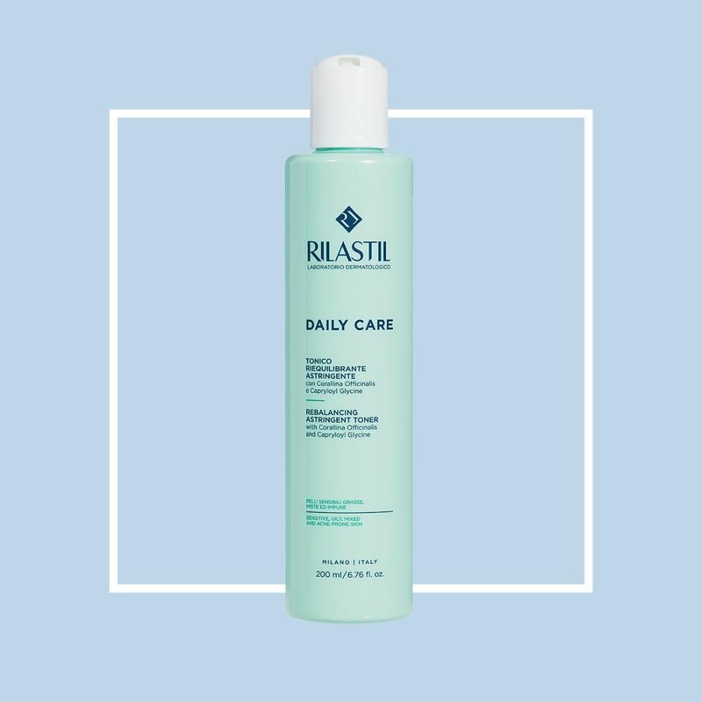 Nước Hoa Hồng Toner Cân Bằng Dịu Nhẹ Cho Da Dầu Mụn Rilastil Daily Care Rebalancing Astringent Toner 250Ml