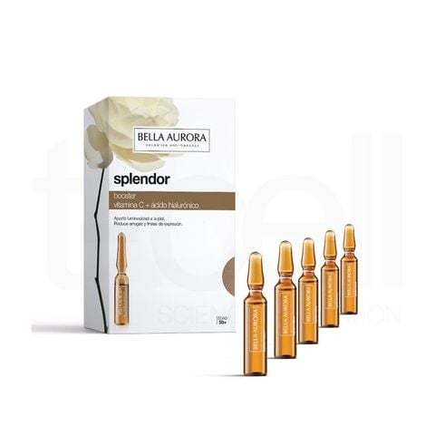 Ampoule Dưỡng Ẩm, Sáng Da & Chống Lão Hóa Bella Aurora Splendor Vitamin C + Hyaluronic Acid Ampoules (5 ampoules)