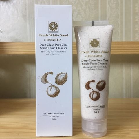 Sữa làm sạch tế bào chết - FWS by TENAMYD - DEEP CLEAN PORE CARE SCRUB FOAM CLEANSER