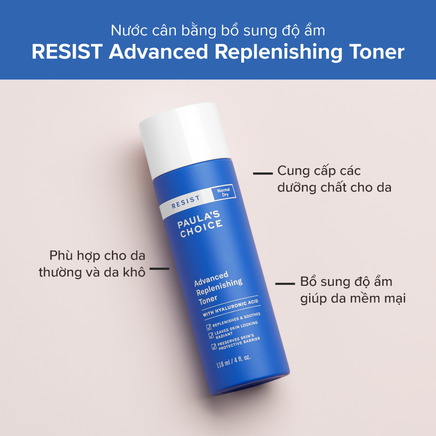 Nước Cân Bằng Bổ Sung Độ Ẩm Paula's Choice Resist Advanced Replenishing Toner