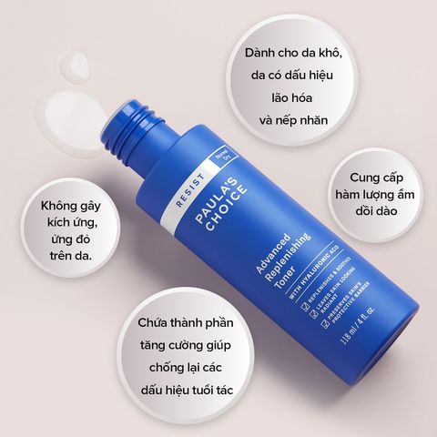 Nước Cân Bằng Bổ Sung Độ Ẩm Paula's Choice Resist Advanced Replenishing Toner