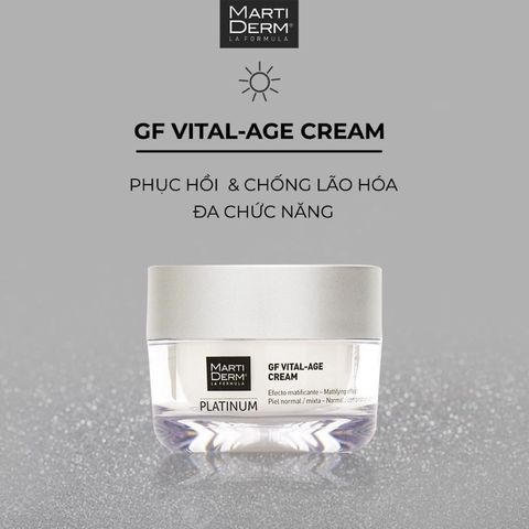 Kem Dưỡng Phục Hồi Chống Lão Hóa Đa Chức Năng - MartiDerm Platinum GF Vital Age Cream normal/mixed Skin (50ml)