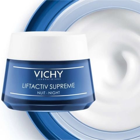 Kem Dưỡng Chống Nhăn & Làm Săn Chắc Da Chuyên Sâu (Ban Đêm) Vichy LiftActiv Night Supreme Anti-Wrinkle & Firming Correcting Care