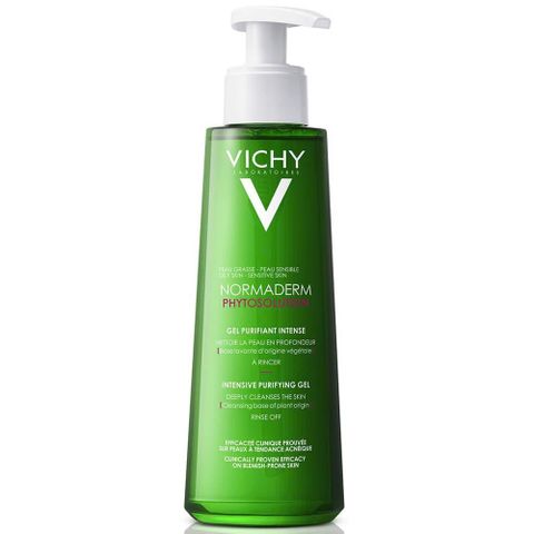 Sữa rửa mặt dạng gel giúp làm sạch sâu và giảm bã nhờn trên da Vichy Normaderm Phytosolution Intensive Purifying Gel