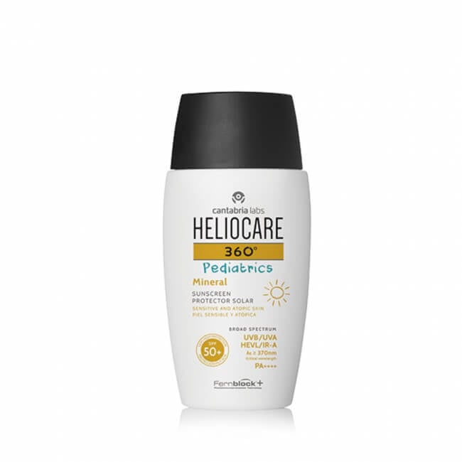 Heliocare 360 Pediatrics Mineral Spf 50 50ml - Gel Chống Nắng Phổ Rộng Dành Cho Trẻ Em, Da Nhạy Cảm, Dị Ứng