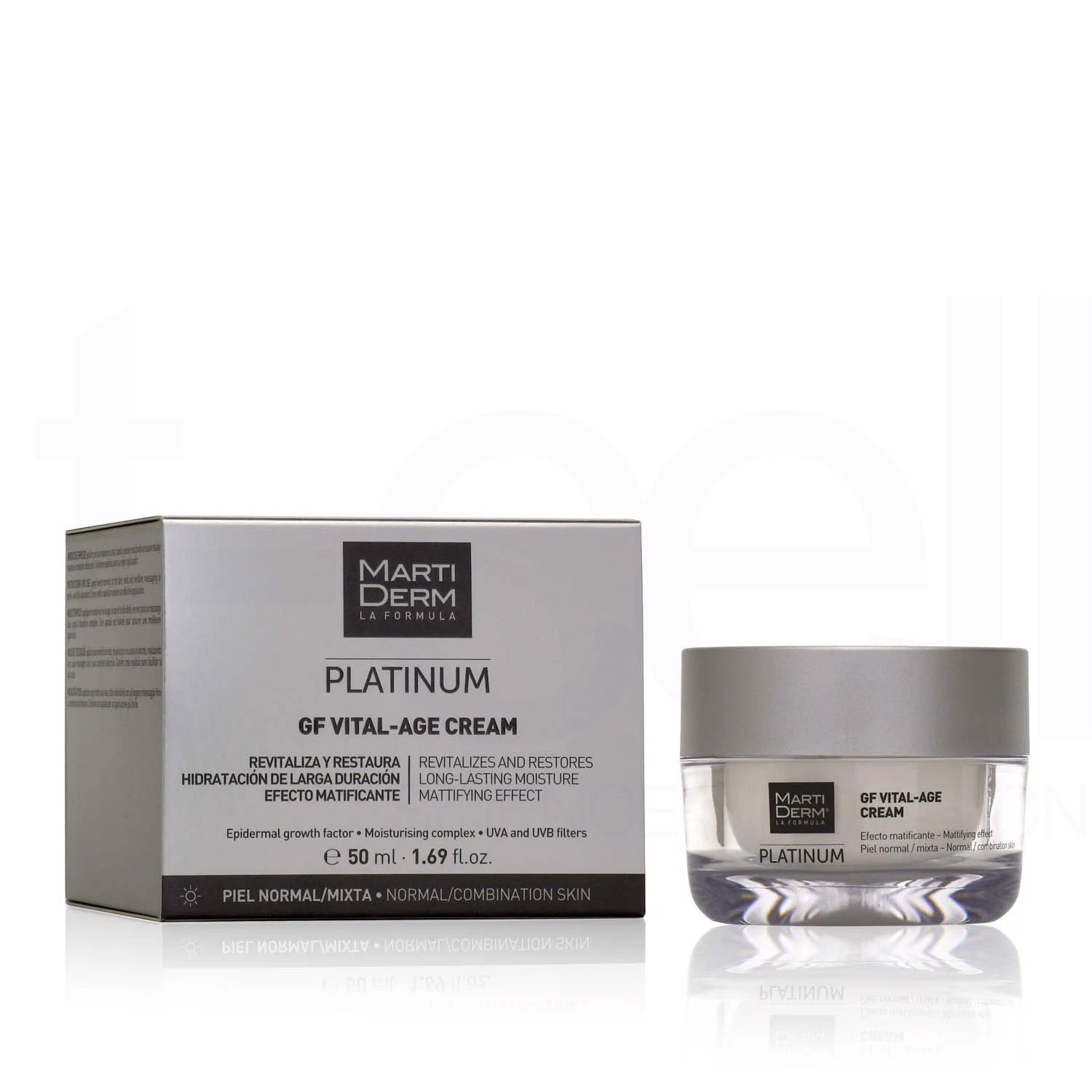 Kem Dưỡng Phục Hồi Chống Lão Hóa Đa Chức Năng - MartiDerm Platinum GF Vital Age Cream normal/mixed Skin (50ml)