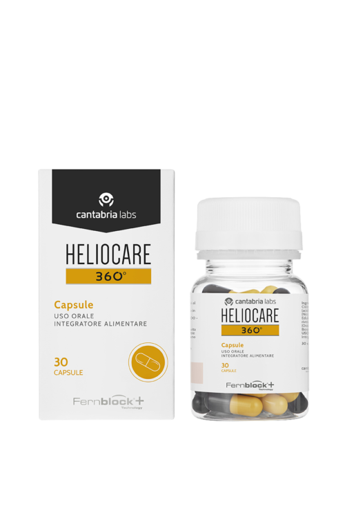 Heliocare 360 Capsulas Oral (New), Viên Uống Chống Nắng Khỏi UVA-UVB-Hevis-IR-A, Chống Oxy Hóa, Hạn Chế Lão Hóa Da