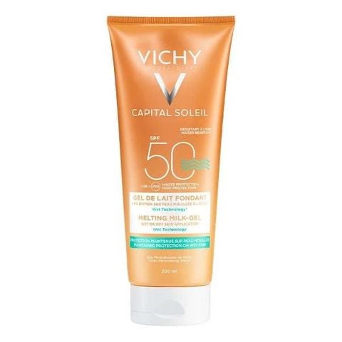 Kem chống nắng toàn thân Vichy Capital Soleil Body Melting Milk Gel SPF 50