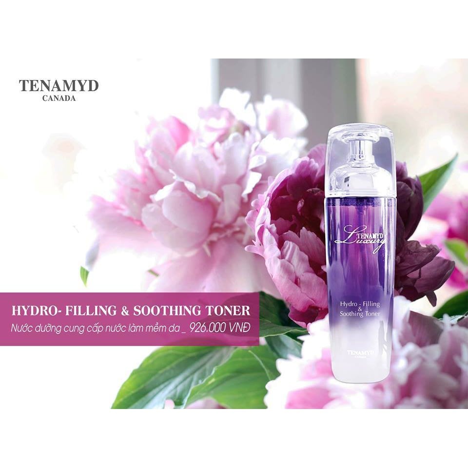 Toner Cho Da Nám Cung Cấp Nước Và Làm Mềm Da Tenamyd Luxury Hydro-Filling & Soothing Toner