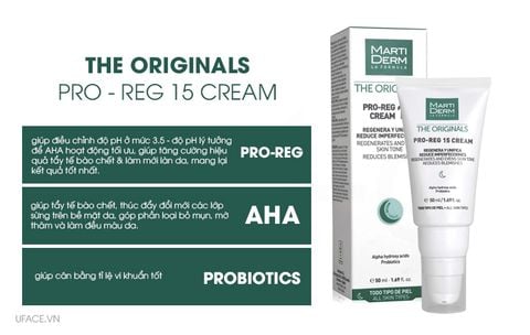 Kem Dưỡng Đêm Tái Tạo Da Chuyên Sâu 15% AHA - Martiderm The Originals Pro Reg 15 Cream (50ml)